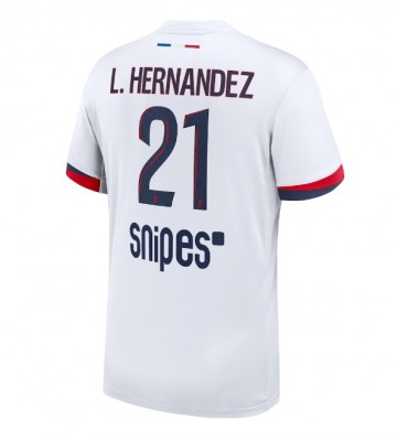 Paris Saint-Germain Lucas Hernandez #21 Udebanetrøje 2025-26 Kortærmet